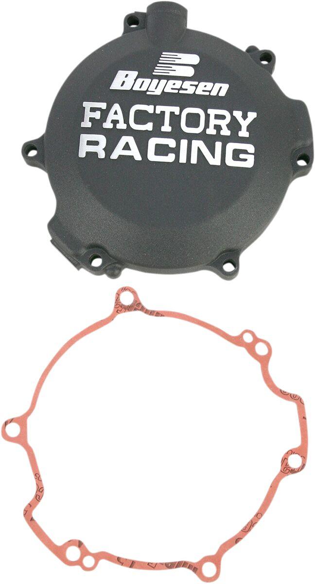 Boyesen Factory Clutch Cover For Kawasaki KX100 1998-2021 - Black