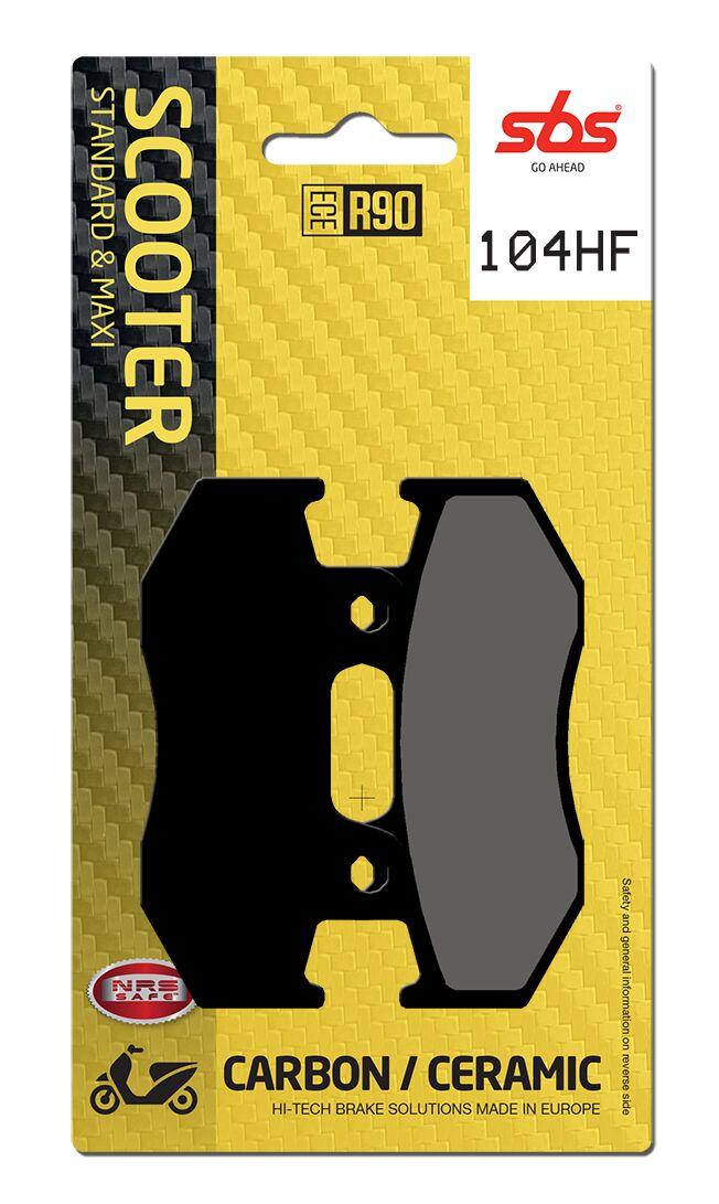SBS HF Street Ceramic Organic Rear Brake Pads For Suzuki AN 250 1998-2003