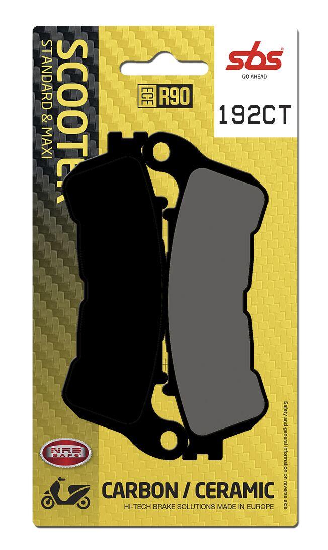 SBS Carbon Tech Organic Front Brake Pads For Honda FES 125 2007-2011