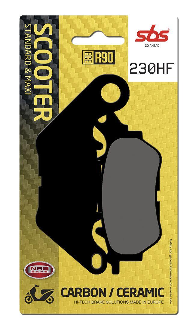 SBS HF Street Ceramic Organic Rear Brake Pads For Yamaha MW 300 2020-2022