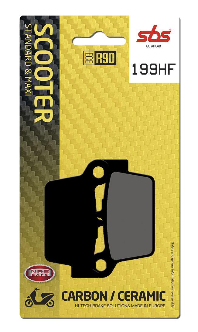 SBS HF Street Ceramic Organic Rear Brake Pads For Beta RR 50 2010-2017