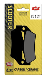 SBS Carbon Tech Organic Front Brake Pads For ItalJet Dragster 125 2020