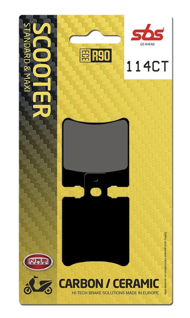 SBS Carbon Tech Organic Front Brake Pads For Aprilia Amico 50 LX 1992-1996
