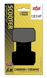 SBS HF Street Ceramic Organic Rear Brake Pads For Piaggio MP3 125 2007