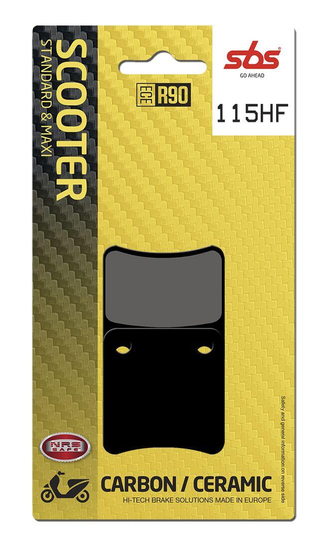 SBS HF Street Ceramic Organic Front Brake Pads For Daelim Bonita 50 2011-2012