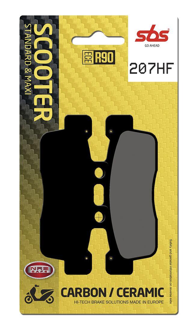 SBS HF Street Ceramic Organic Front Brake Pads For Yamaha XC125C 2010