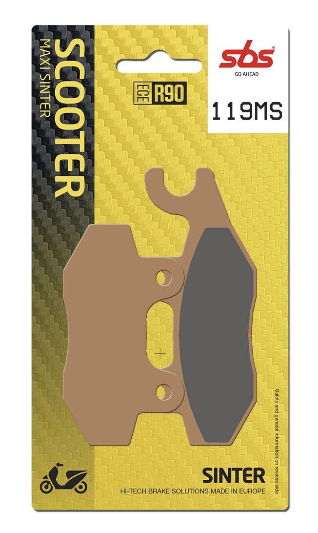 SBS MS Maxi Sintered Rear Brake Pads For Kymco Agility City 125 2014-2016