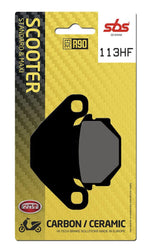SBS HF Street Ceramic Organic Rear Brake Pads For Kymco Agility City 125 2011-2017