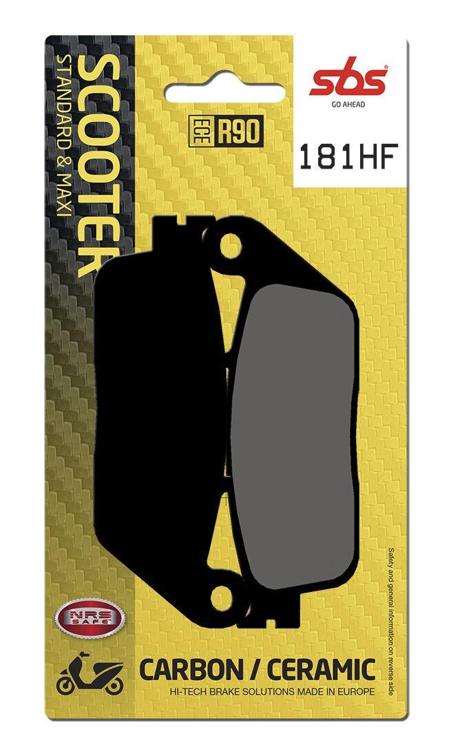 SBS HF Street Ceramic Organic Front Brake Pads For Yamaha VP 125 2008-2013