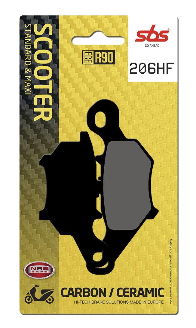 SBS HF Street Ceramic Organic Front Brake Pads For Yamaha CS 50 AC 2003-2008