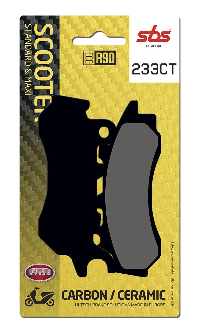 SBS Carbon Tech Organic Front Brake Pads For Honda ADV 150 2021