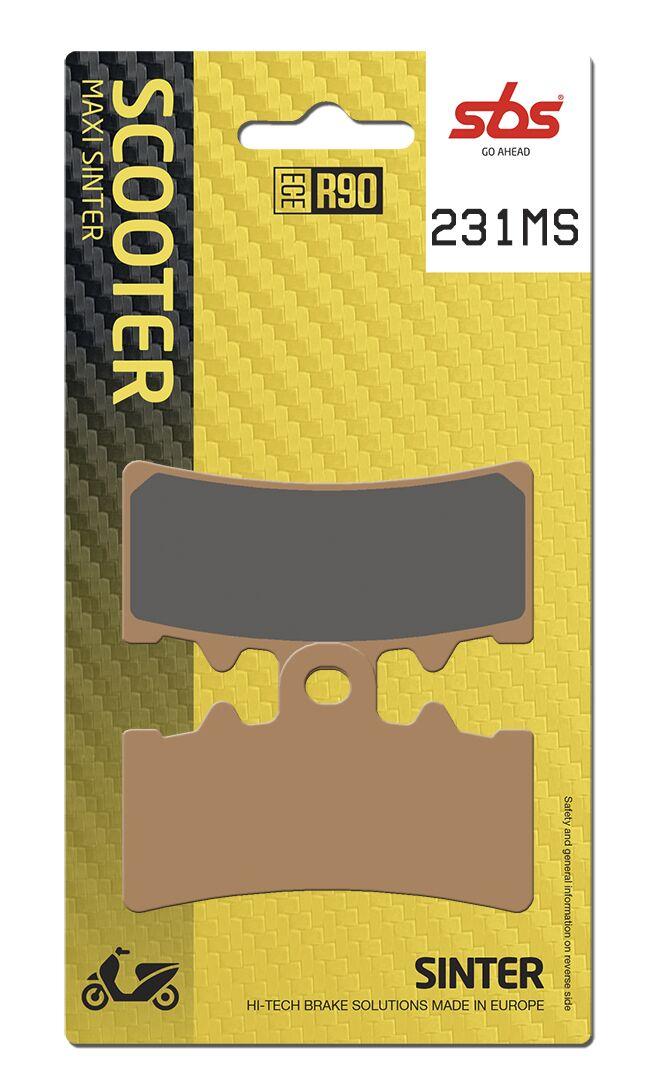 SBS MS Maxi Sintered Brake Pads For BMW C 400 GT 2019-2024