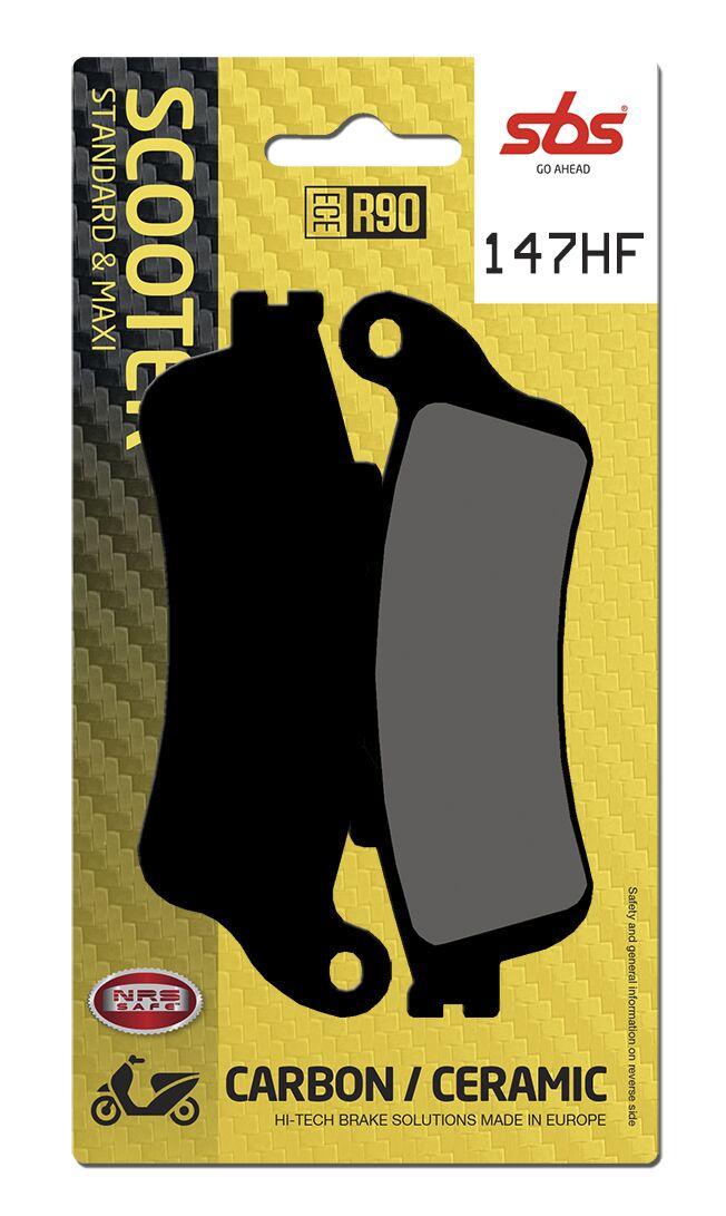 SBS HF Street Ceramic Organic Front Brake Pads For Honda FES 125 1998-2006