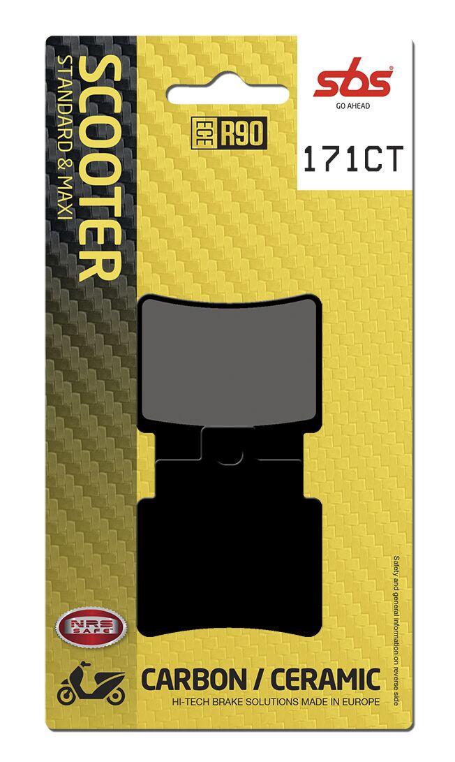 SBS Carbon Tech Organic Front Brake Pads For Kymco Grand Dink 250 2001-2006