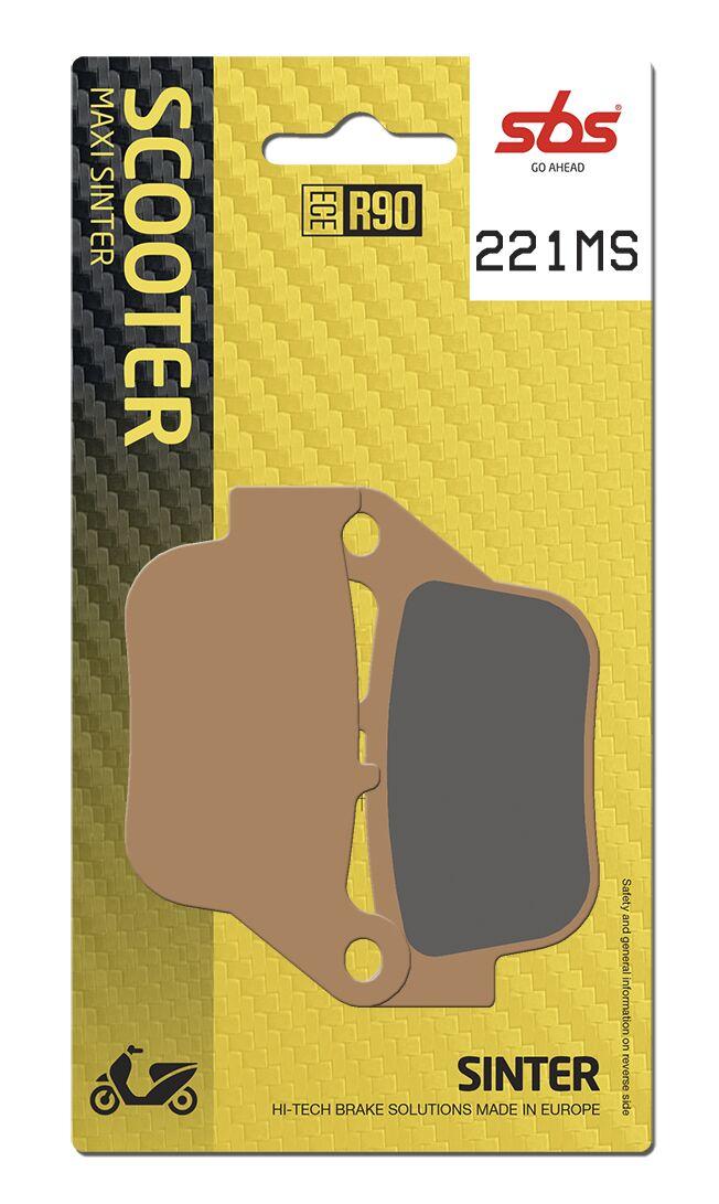 SBS MS Maxi Sintered Rear Brake Pads For Yamaha YP 250 R 2014-2016