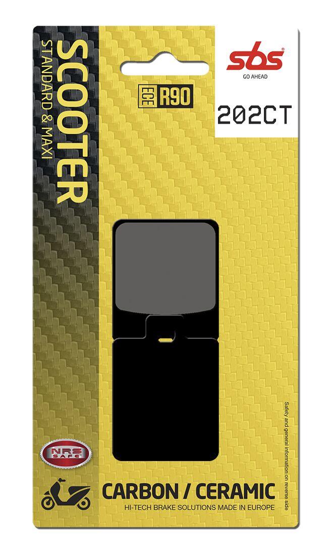 SBS Carbon Tech Organic Front Brake Pads For Vespa ET2 50 1997-2005