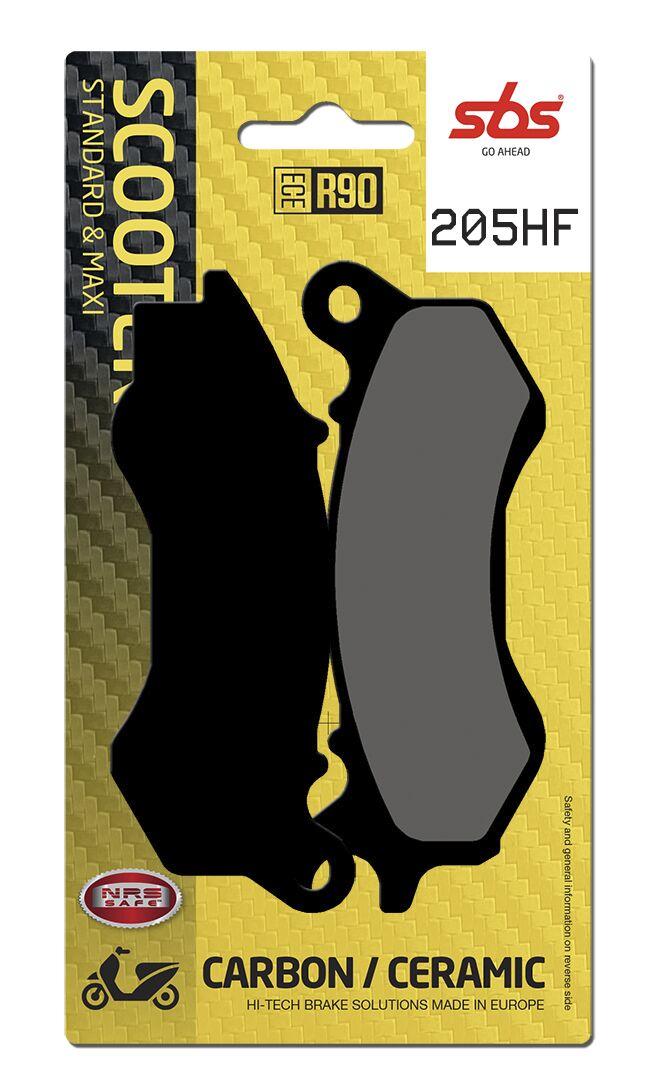 SBS HF Street Ceramic Organic Front Brake Pads For Peugeot Django 125 2015-2016
