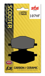SBS HF Street Ceramic Organic Rear Brake Pads For Malaguti Centro 125 I.E. 2008-2011