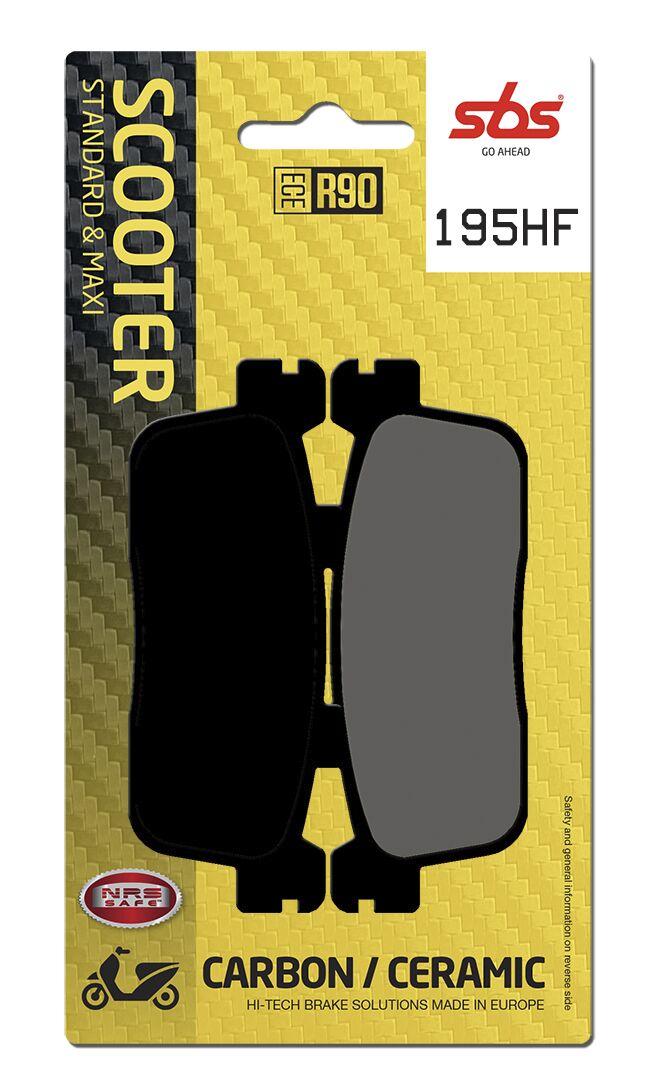 SBS HF Street Ceramic Organic Rear Brake Pads For Kymco K-XCT 125 I 2013-2014