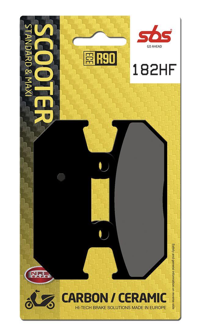 SBS HF Street Ceramic Organic Rear Brake Pads For Suzuki AN 400 2007-2009