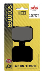 SBS Carbon Tech Organic Front Brake Pads For Piaggio Beverly 500 2006-2012