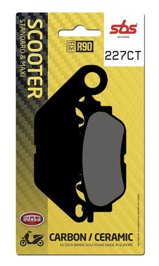 SBS Carbon Tech Organic Rear Brake Pads For Yamaha GPD 125 2015-2019