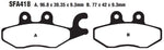 EBC SFA Series Organic Scooter Brake Pads For Piaggio Beverly 125 I.E. 2011-2015 Rear