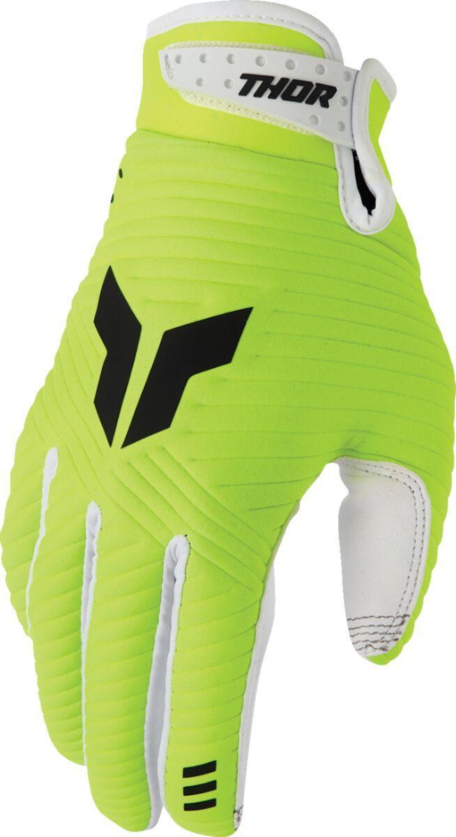 Thor Launchmode CW Gloves - Acid/White