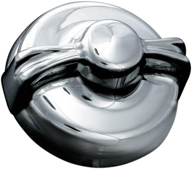 Kuryakyn Easy-turn Dipstick Cover For Harley Davidson FLD 1690 2012 - Chrome