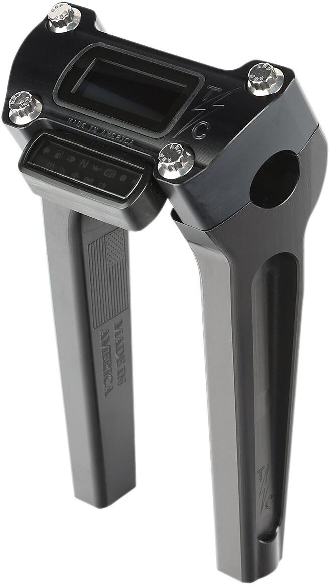 Thrashin Supply Co Handlebar Riser For Harley Davidson FXBB 1750 2018-2020 20.5 cm (8") - Black