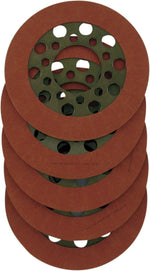Alto Products Eagle Organic Clutch Friction Plate Set For Harley Davidson FL 1200 1970-1977 - Red