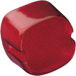 Drag Specialties Laydown Taillight Lens with Bottom Tag Lens For Harley Davidson FLHT 1340 1986 Rear Red