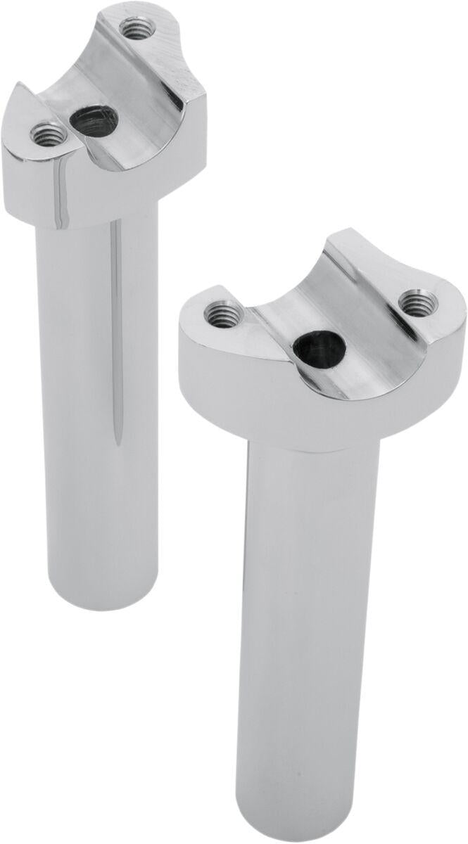 Drag Specialties Forged Aluminium Handlebar Riser 16.5 cm Rise - Chrome