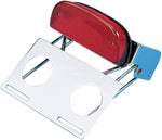 Drag Specialties Custom Taillight & Chrome Bracket Assembly For Harley Davidson FXST 1340 1985-1999 Rear Red