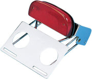 Drag Specialties Custom Taillight & Chrome Bracket Assembly For Harley Davidson FXST 1340 1985-1999 Rear Red