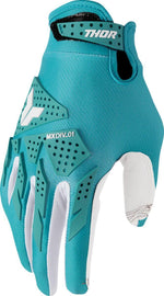 Thor Womens Launchmode XP Gloves - Aqua/White