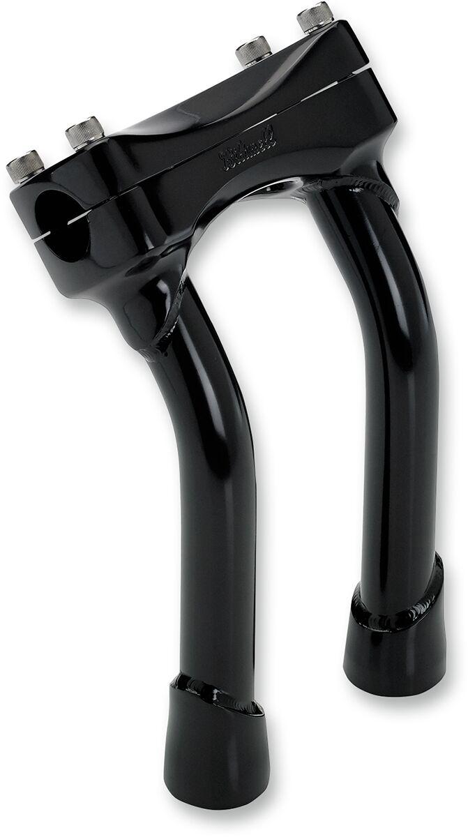 Biltwell Murdock Handlebar Risers 20.5 cm (8") - Black Satin