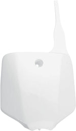 UFO Front Number Board For Kawasaki KLX110 2002-2009 - White