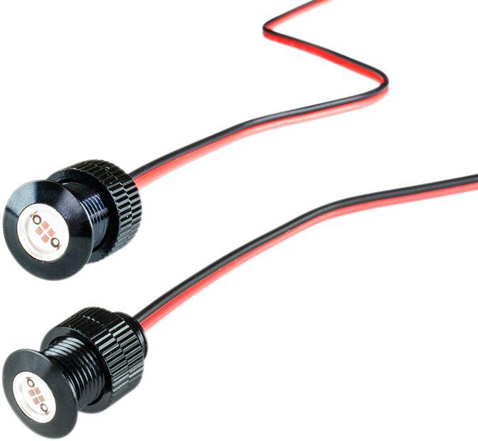 Paul Yaffe Lightning BoltZ Red LEDs Clear