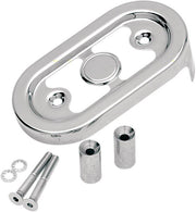 Drag Specialties Regulator Covers For Harley Davidson XL 1200 C 1996-2003 - Chrome