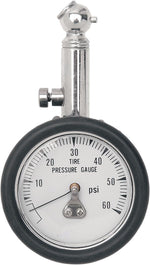 Drag Specialties Tyre Pressure Gauge - Silver