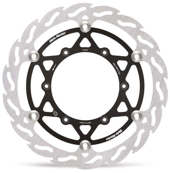 Moto Master Oversize Flame Brake Disc For Ducati Desmo 450 EDX 2026 Front