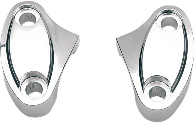 Drag Specialties Handlebar Riser Clamps - Chrome