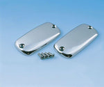 Show Chrome Clutch & Brake Master Cylinder Covers For Honda GL 1500 Goldwing 1988-1990 - Chrome