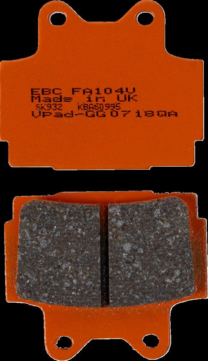 EBC Organic Base FA Brake Pads For Yamaha FZ 600 1986-1988 Rear