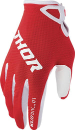 Thor Ridemode Static Gloves - Red/White