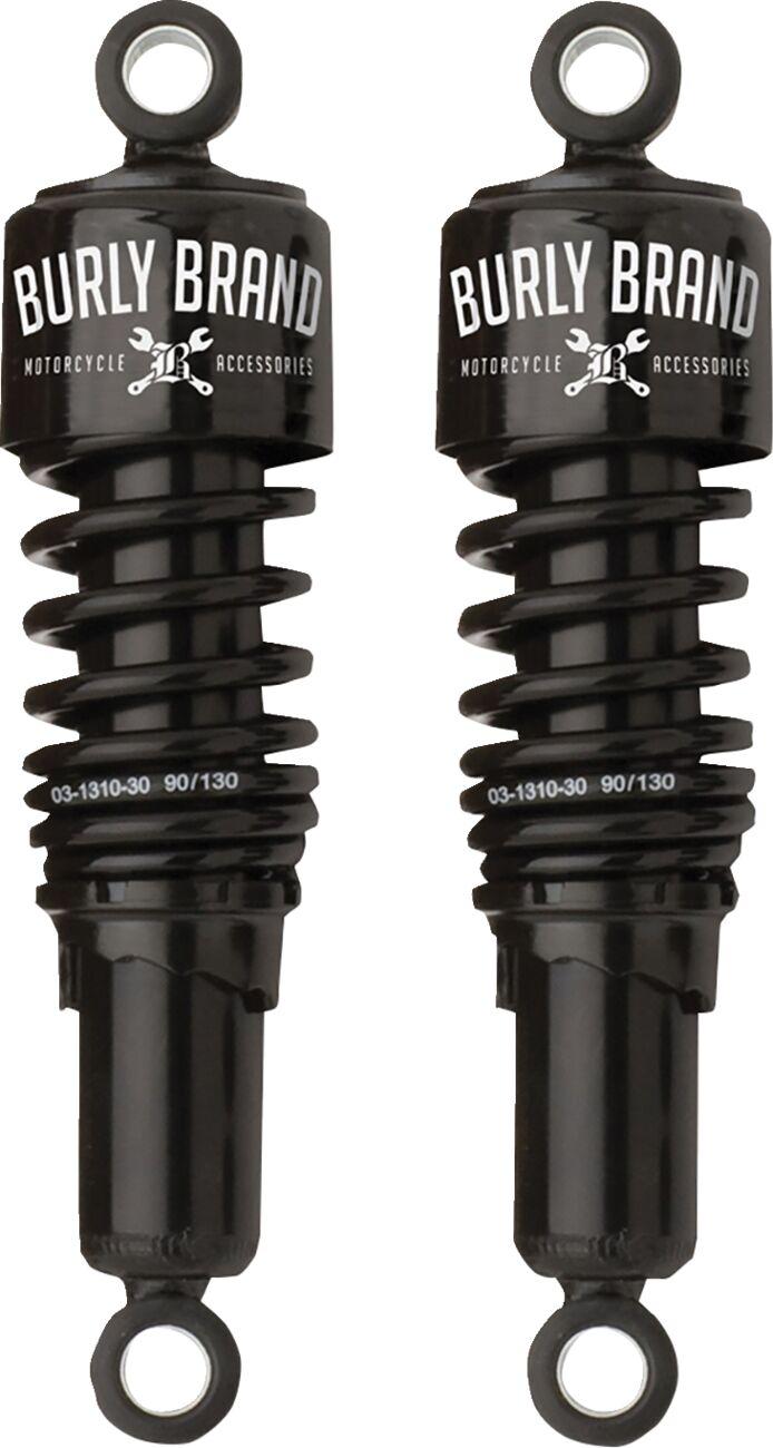 Burly Slammer Shocks For Harley Davidson FXD 1340 1995-1998 Rear 267.00 mm (10.50") - Black