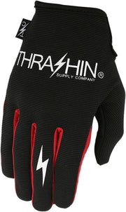 Thrashin Supply Co Stealth Gloves - Black Red