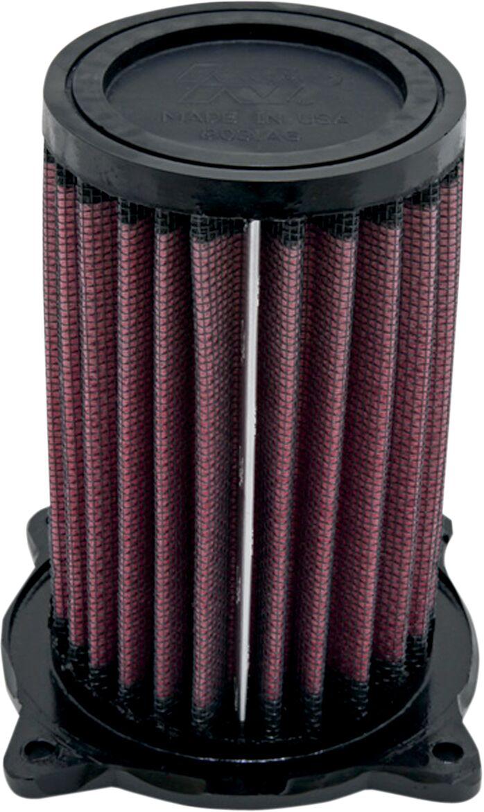 K&N High Flow Air Filter For Suzuki GS 500 E 1989-2007 - Black Red