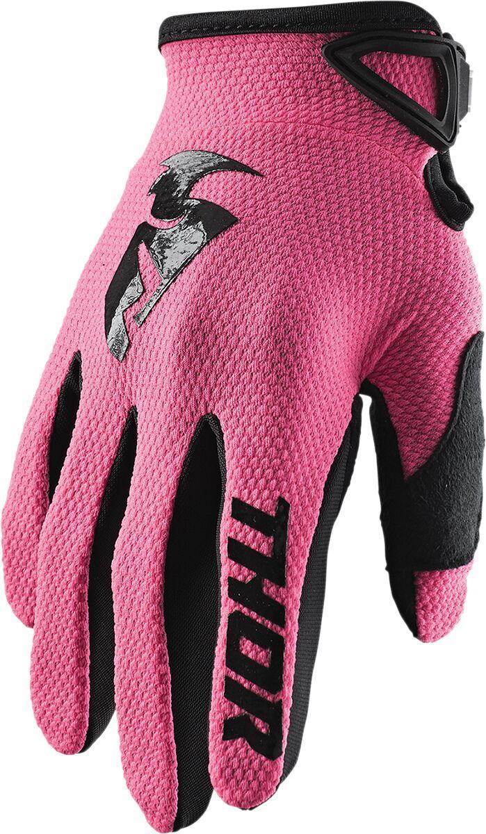Thor Womens Sector Gloves - Black Pink